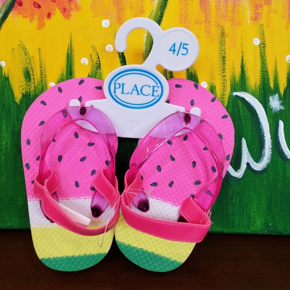 NWT Children's Place flip-flops - Picture 4 of 4